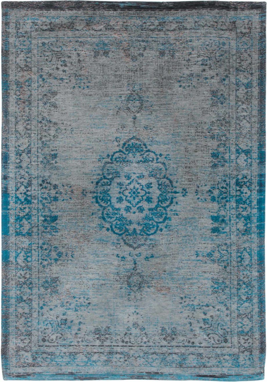 Louis De Poortere teppe LX 8255 Fading World Medaillon Grey Turquoise