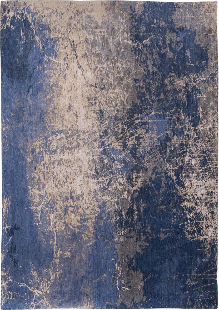 Louis De Poortere teppe LX 8629 Mad Men Cracks Abyss Blue