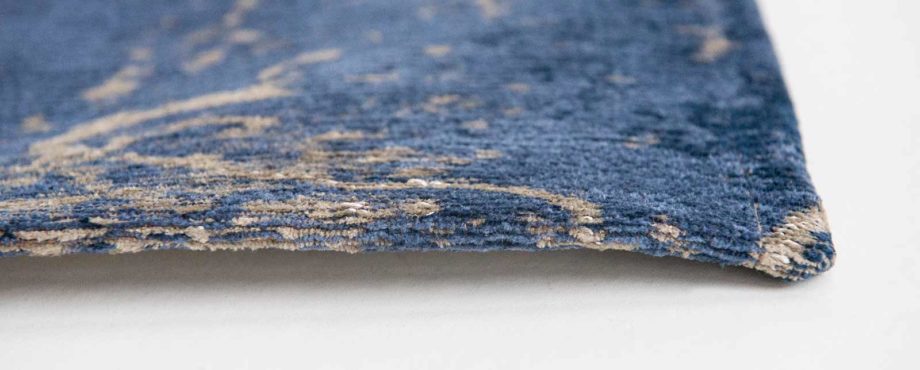 Louis De Poortere teppe LX 8629 Mad Men Cracks Abyss Blue side