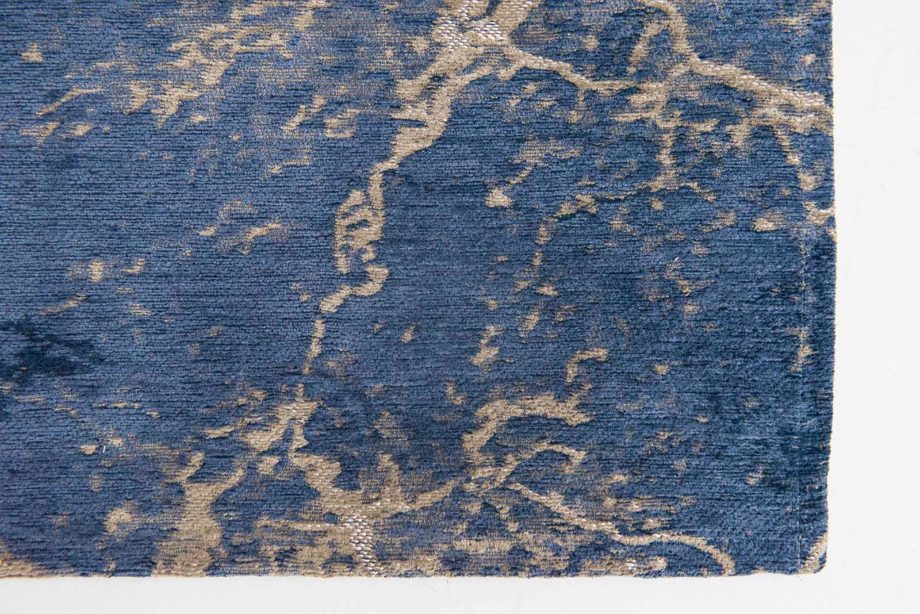 Louis De Poortere teppe LX 8629 Mad Men Cracks Abyss Blue zoom 3