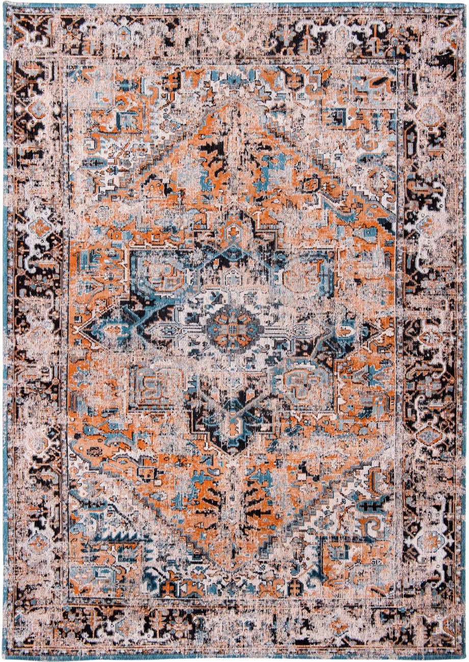 Louis De Poortere teppe LX 8705 Antiquarian Antique Heriz Seray Orange