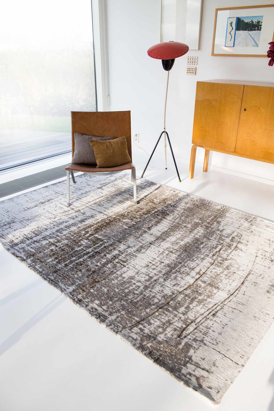 Louis De Poortere teppe LX 8785 Mad Men Griff Concrete Jungle interior