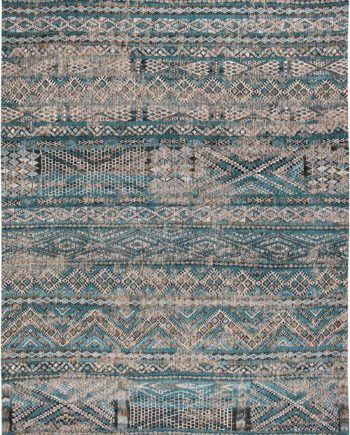 Louis De Poortere teppe LX 9110 Antiquarian Kilim Zemmuri Blue