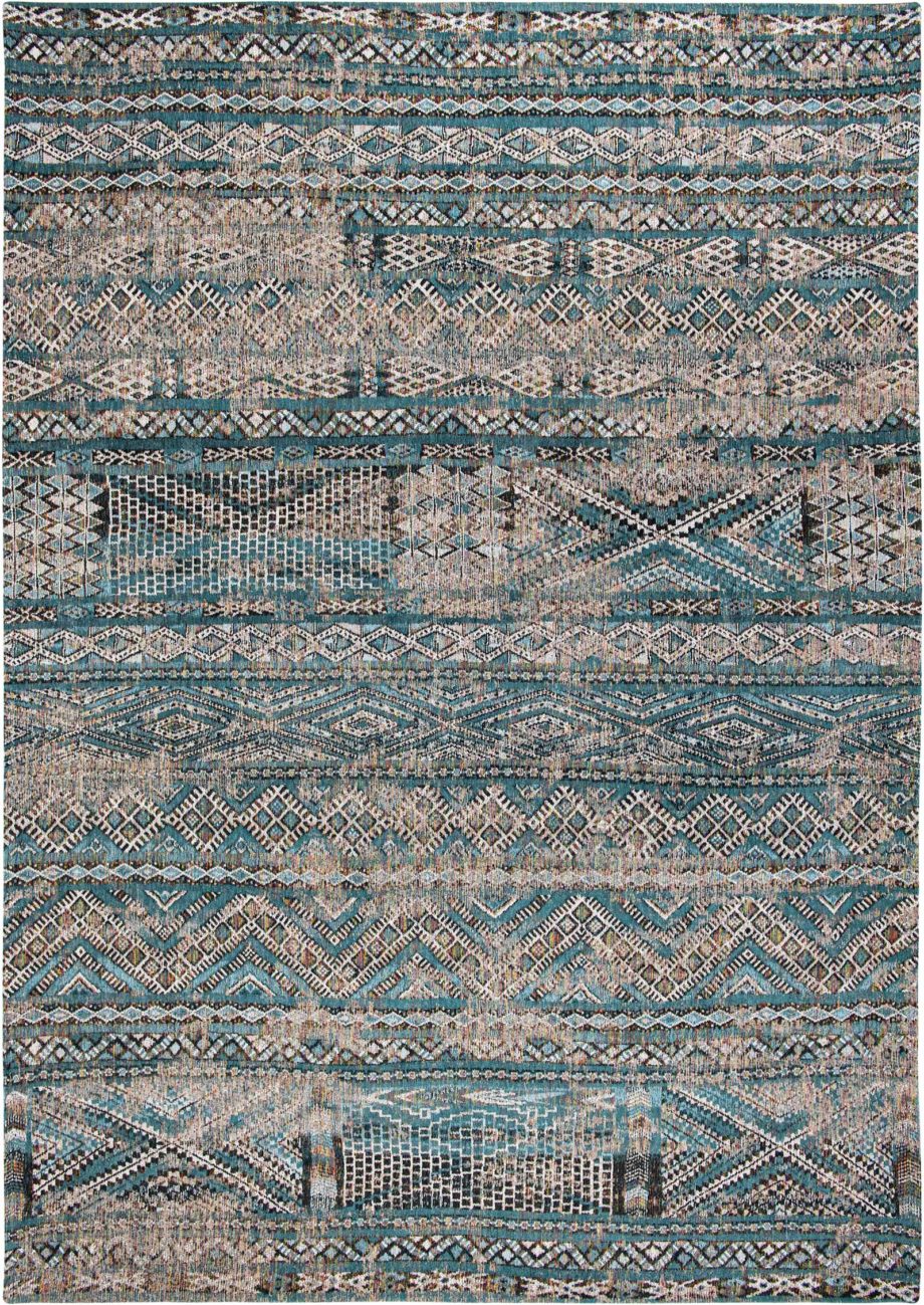 Louis De Poortere teppe LX 9110 Antiquarian Kilim Zemmuri Blue