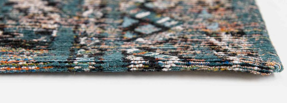 Louis De Poortere teppe LX 9110 Antiquarian Kilim Zemmuri Blue side