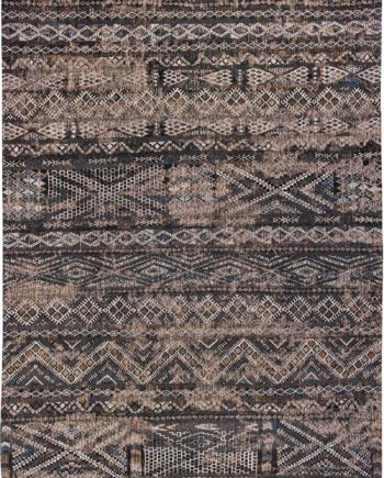 Louis De Poortere teppe LX 9113 Antiquarian Kilim Black Rabat