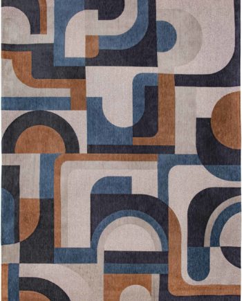 Louis De Poortere teppe LX 9196 Nuance Module Camel Blue