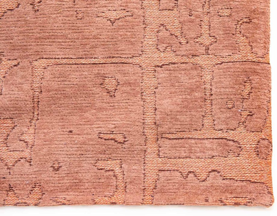 Louis De Poortere teppe LX 9199 Structures Baobab Za Copper corner