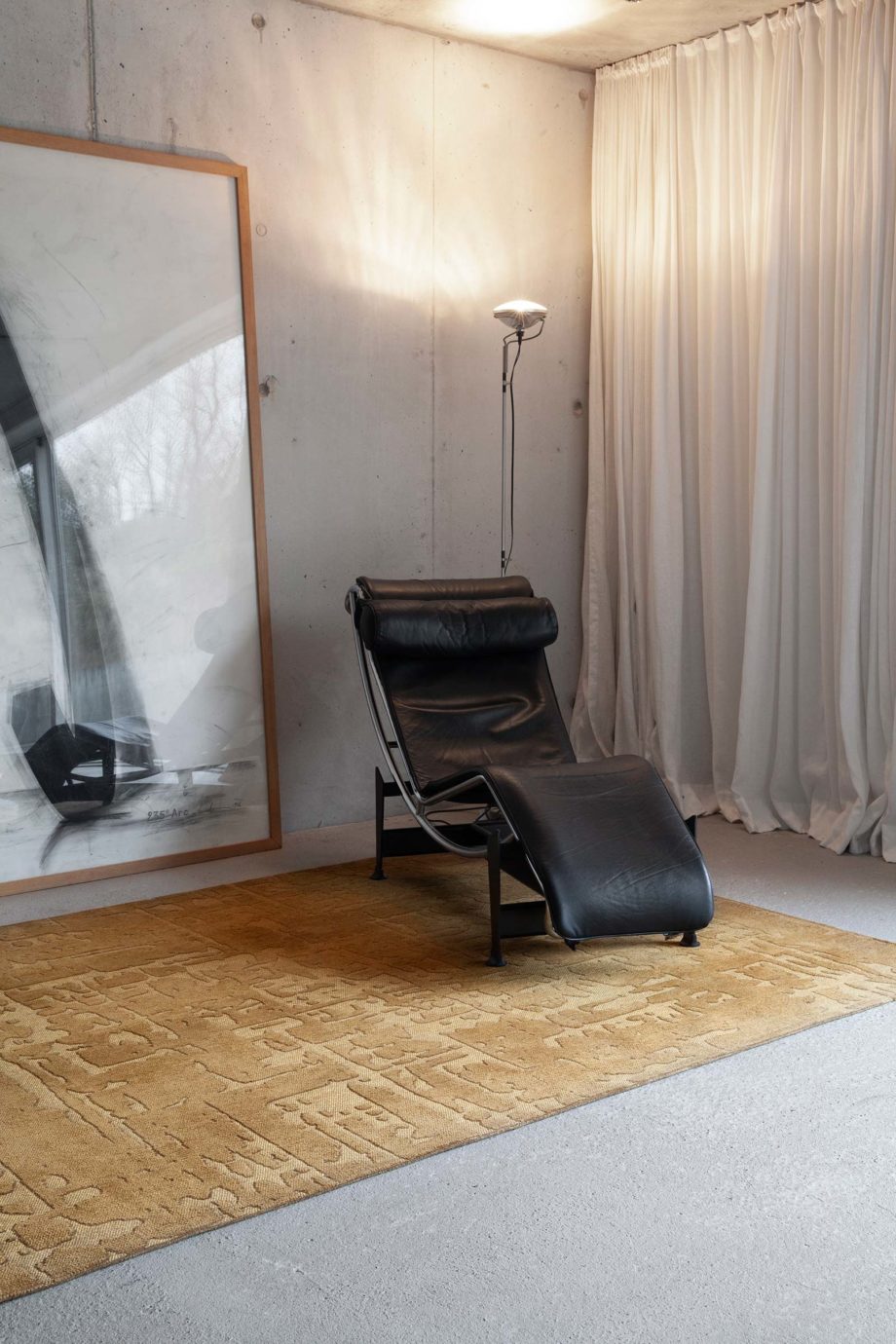 Louis De Poortere teppe LX 9201 Structures Baobab Madagascar Gold interior 5