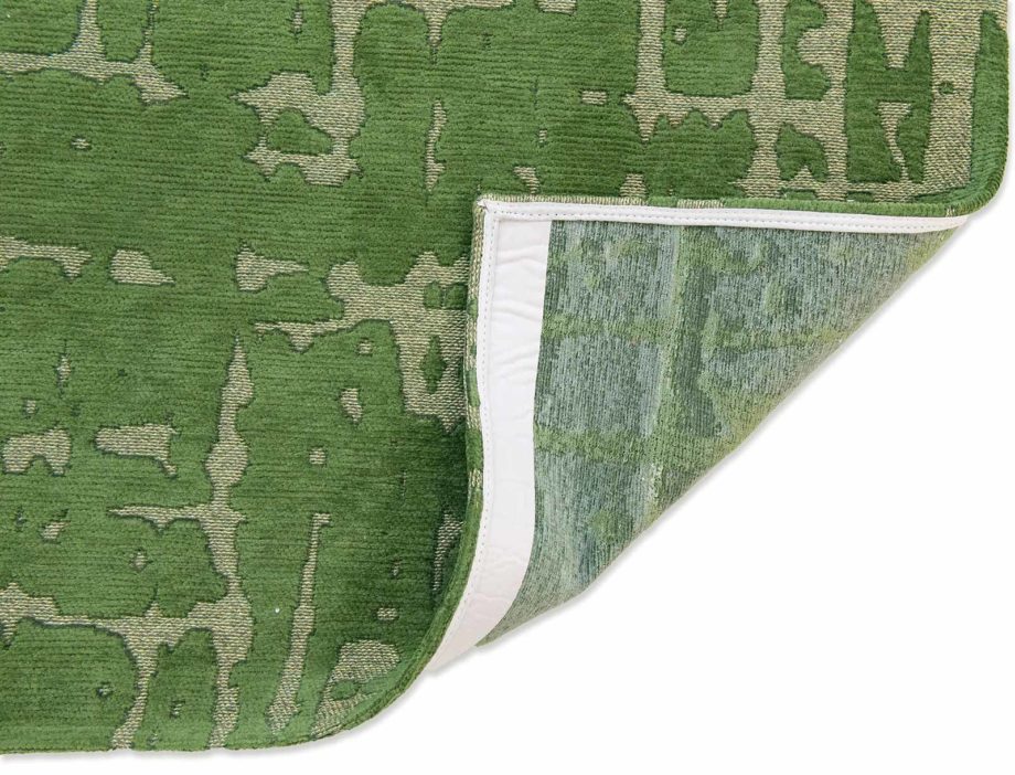 Louis De Poortere teppe LX 9202 Structures Baobab Perrier Green back