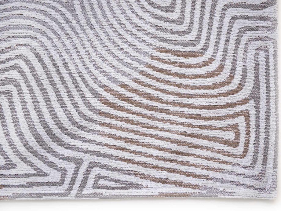 Louis De Poortere teppe LX 9228 Meditation Coral Oyster White corner
