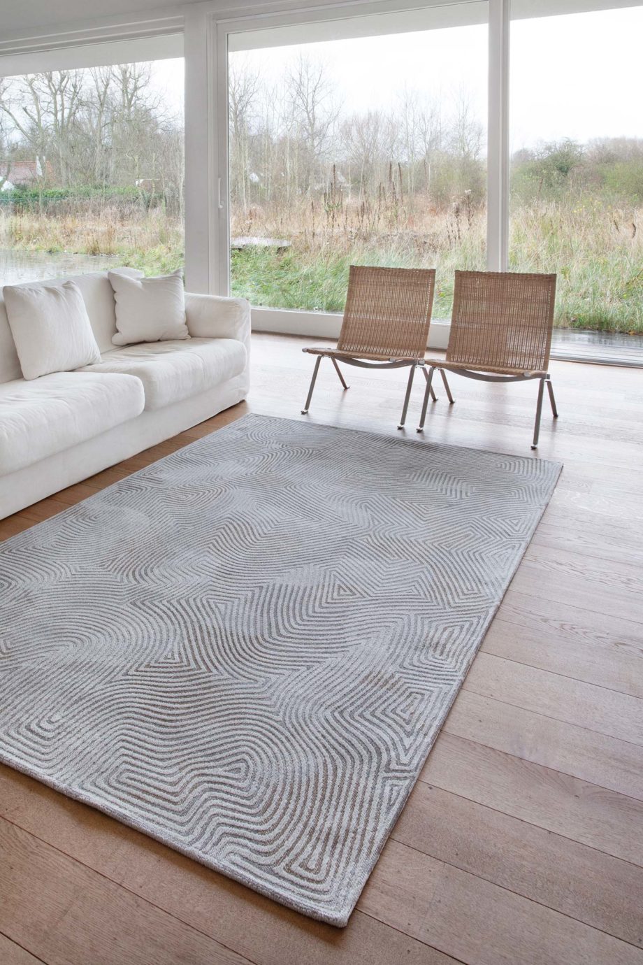 Louis De Poortere teppe LX 9228 Meditation Coral Oyster White interior 3