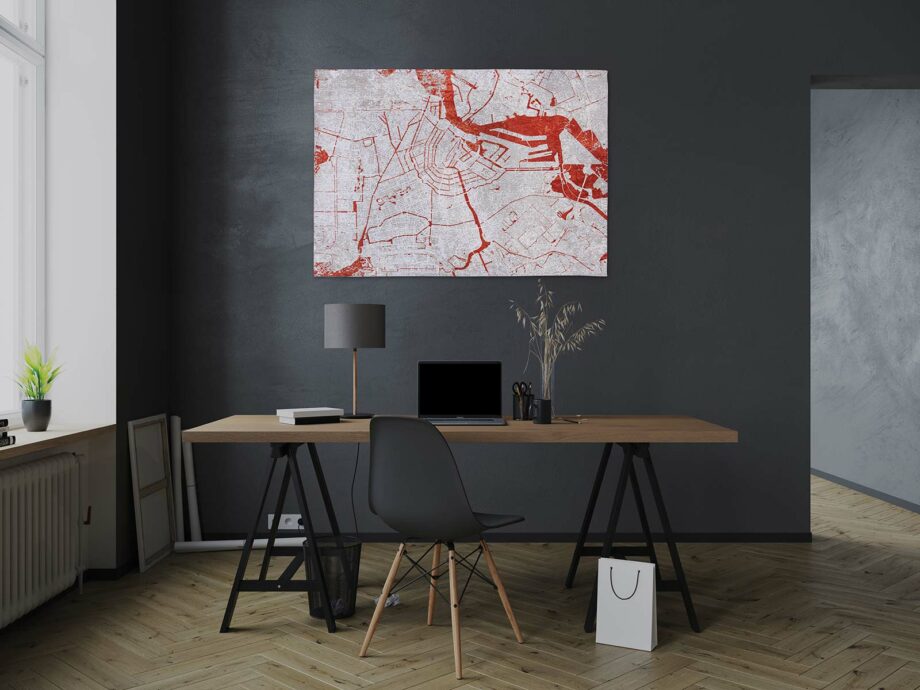 Louis De Poortere teppe Cities Amsterdam 9323 Orange Cut interior 2