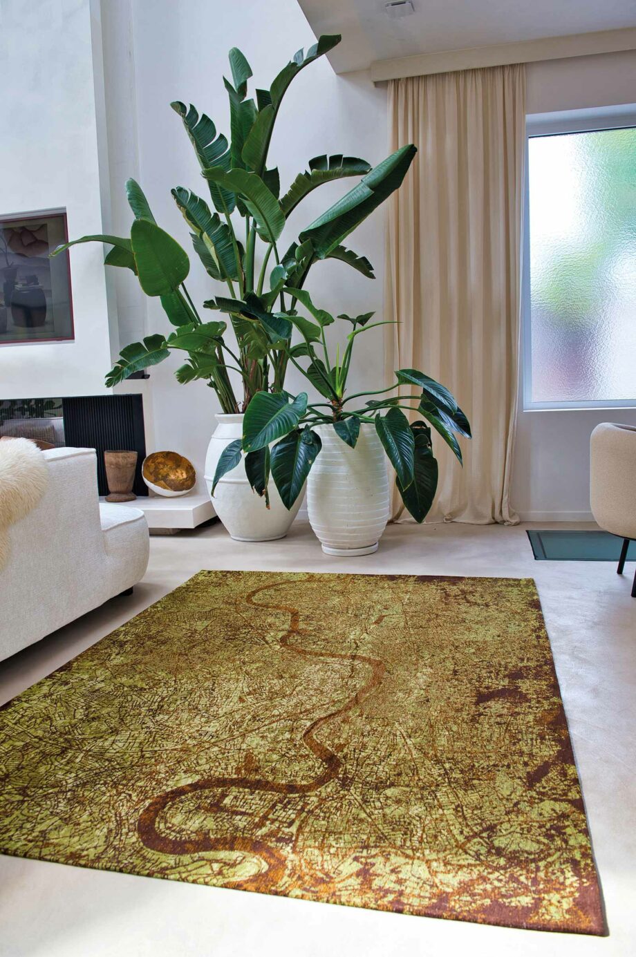 Louis De Poortere teppe Cities London 9320 Green Meadows interior 1