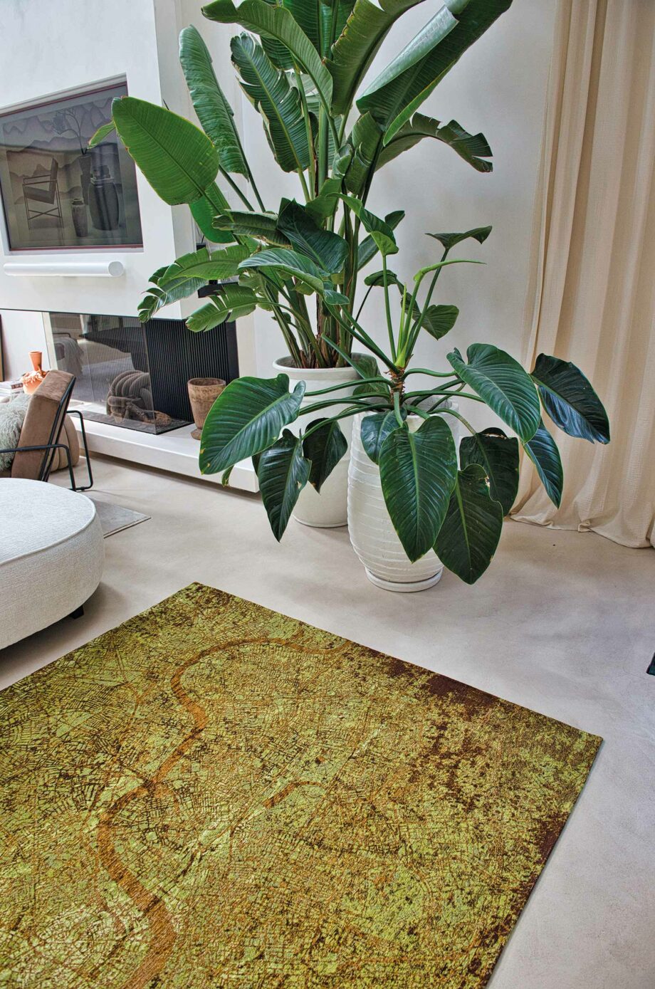 Louis De Poortere teppe Cities London 9320 Green Meadows interior 2