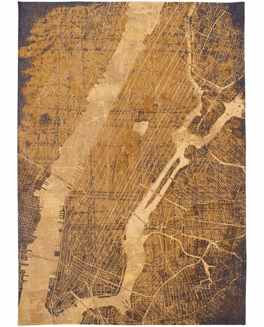 Louis De Poortere teppe Cities New York 9315 Gatsby Gold