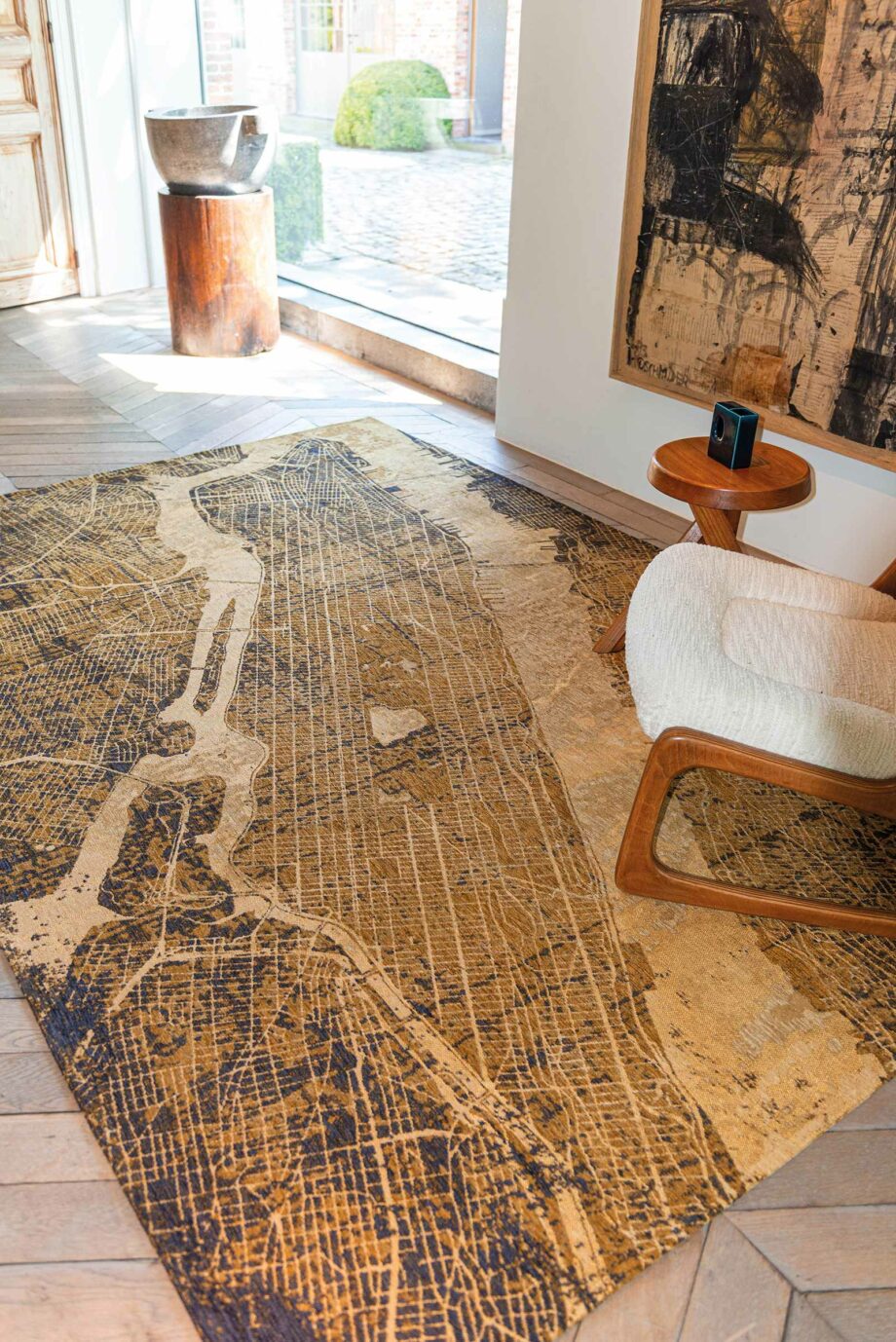 Louis De Poortere teppe Cities New York 9315 Gatsby Gold interior 2