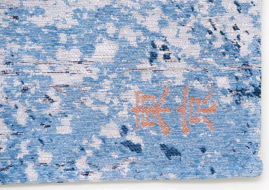 Louis De Poortere teppe Cities Tokyo 9314 Conductive Blue corner