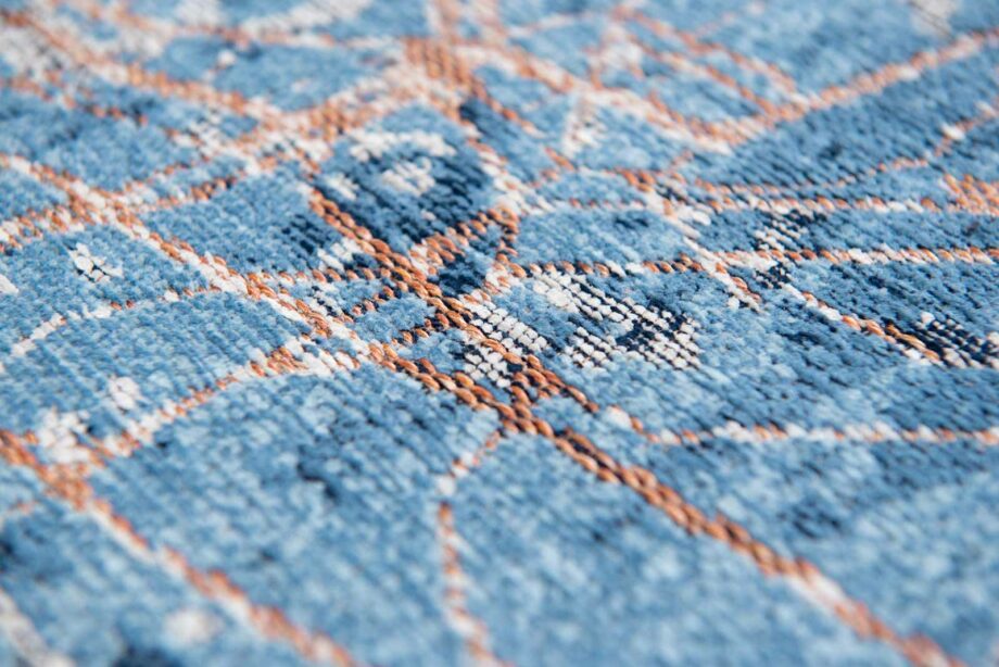 Louis De Poortere teppe Cities Tokyo 9314 Conductive Blue zoom 1