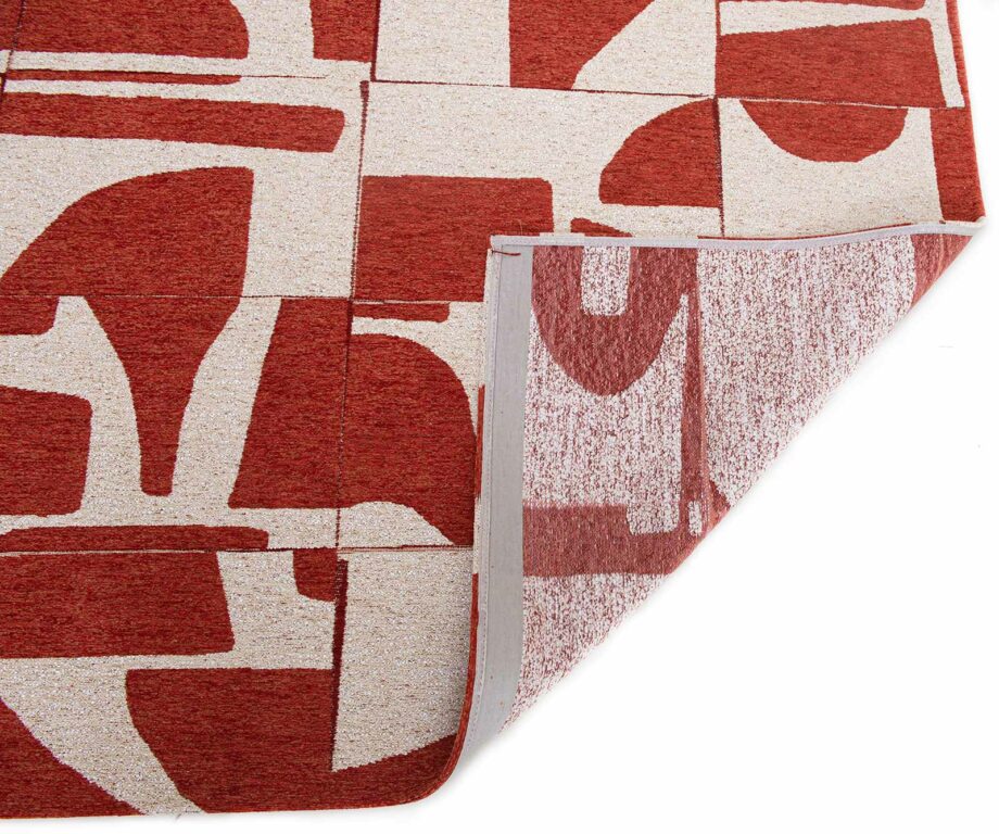 Louis De Poortere teppe Craft Papercut 9364 Rust back