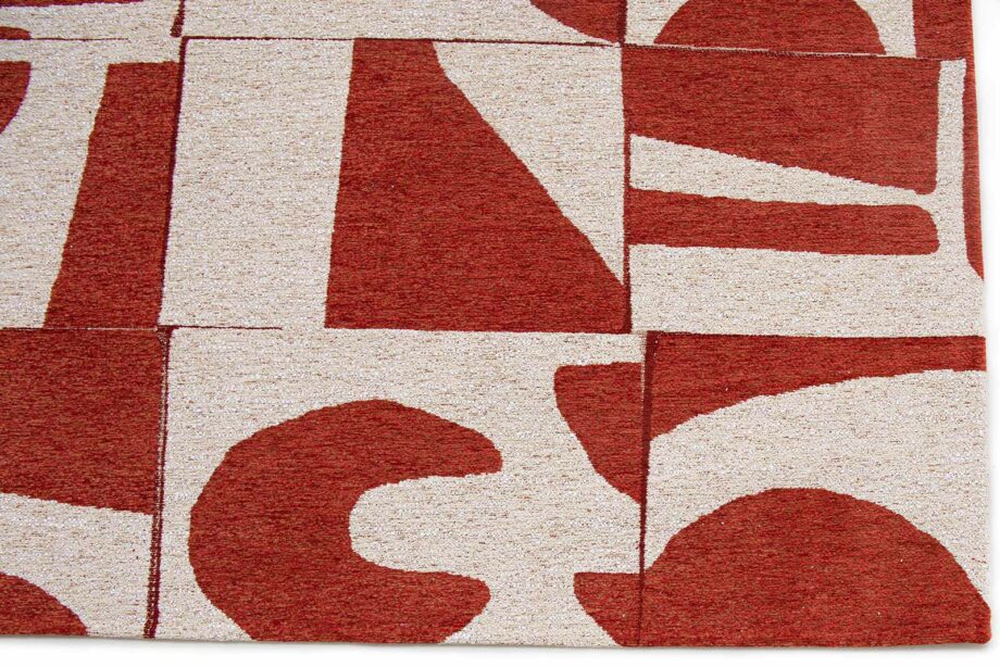 Louis De Poortere teppe Craft Papercut 9364 Rust corner