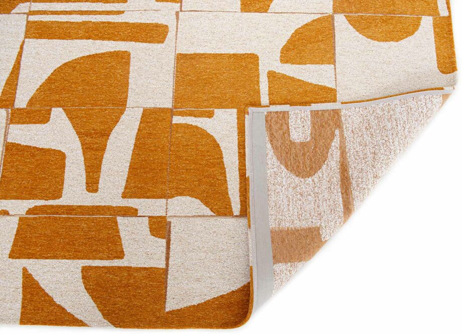 Louis De Poortere teppe Craft Papercut 9367 Curry back