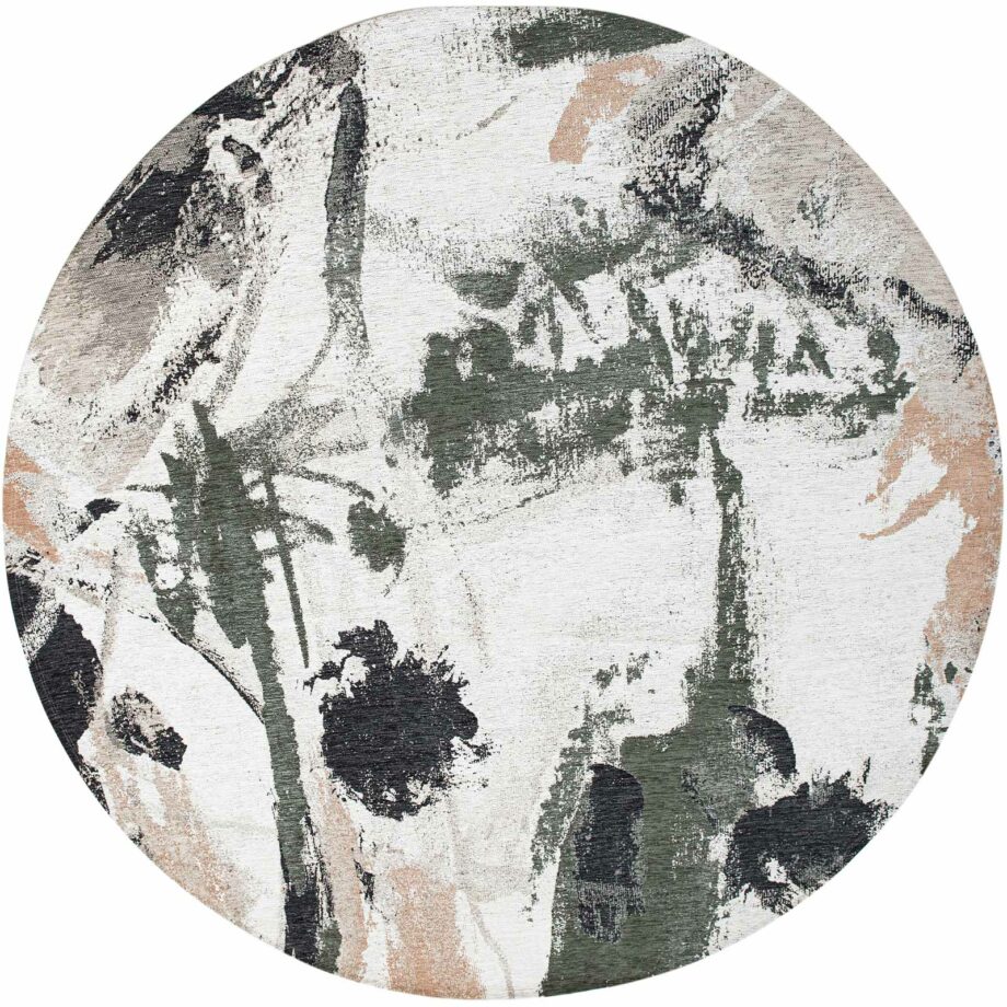 Louis De Poortere teppe Gallery Fresque 9393 Indian Rice round