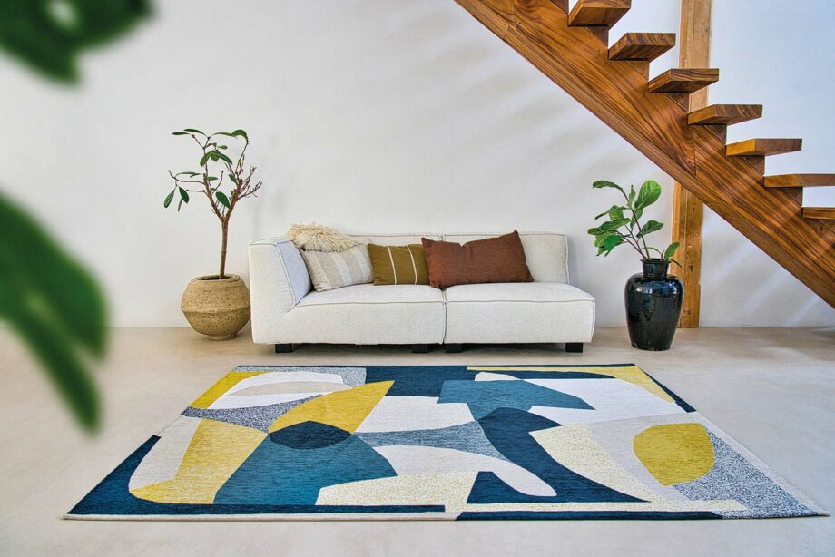 Louis De Poortere teppe Gallery Shapes 9369 Duck Song interior 1