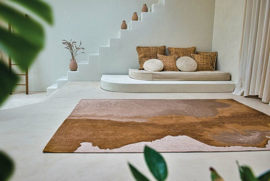 Louis De Poortere teppe Meditation Lagoon 9326 Chestnut interior 1