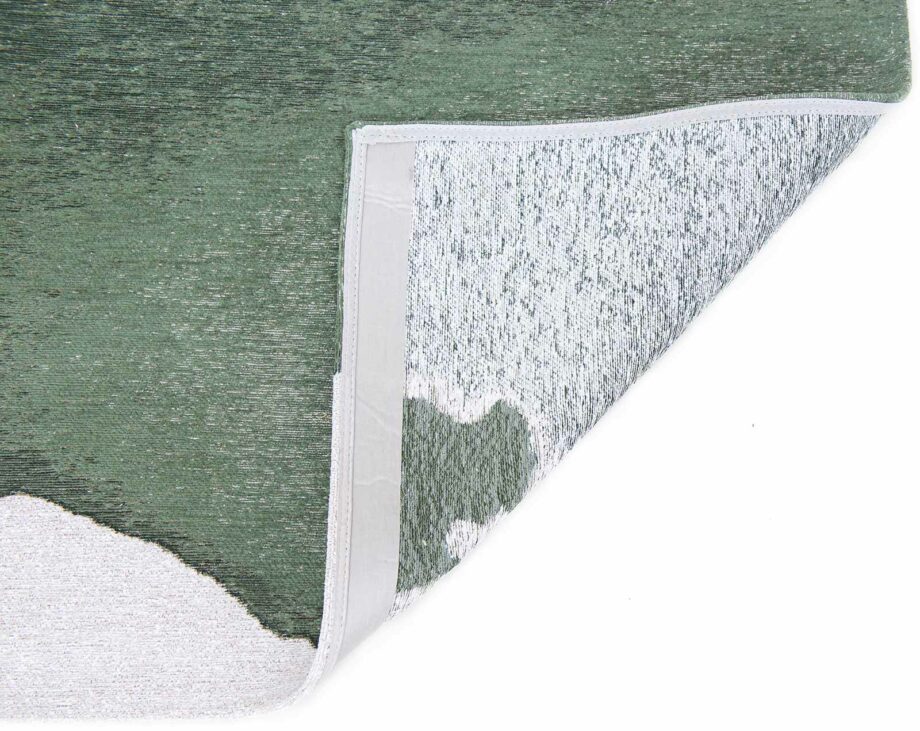 Louis De Poortere teppe Meditation Lagoon 9331 Palm Green back
