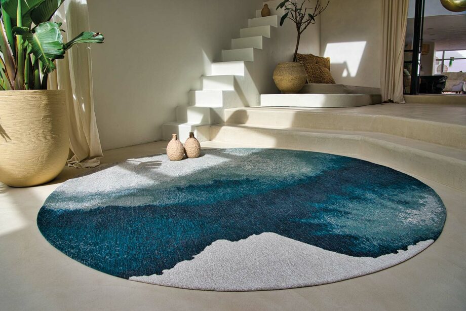 Louis De Poortere teppe Meditation Lagoon 9332 Inkjet interior 2