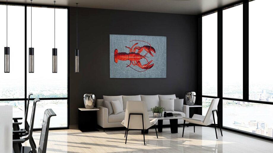 Louis De Poortere teppe Pop 9389 Steam Red interior 1