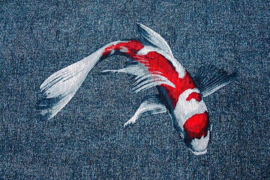 Louis De Poortere teppe Pop 9390 Japanese Pond zoom 5