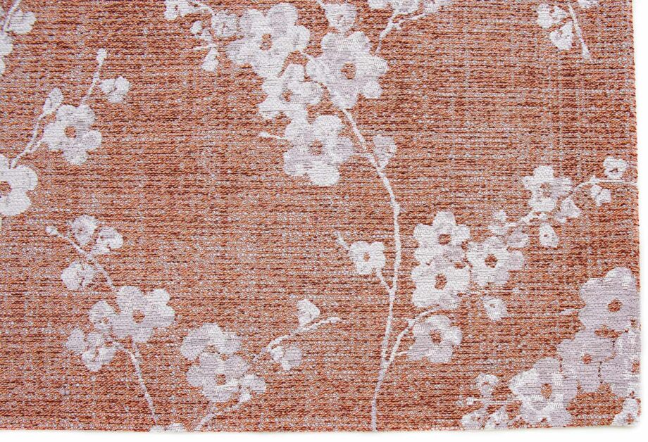 Louis De Poortere teppe Sakura 9371 Copper Pink corner