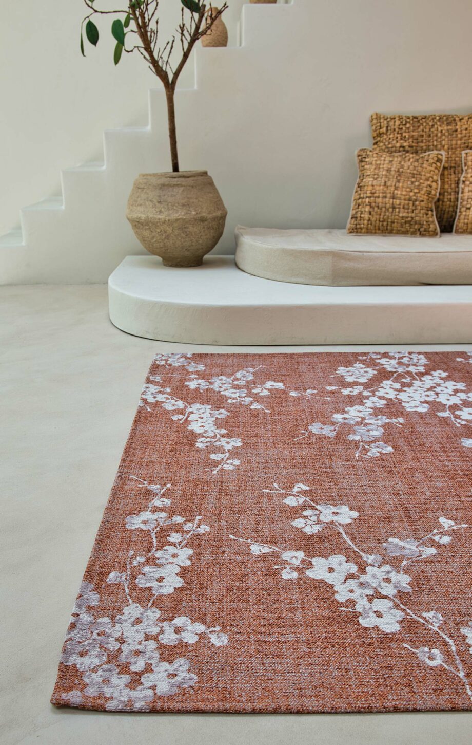 Louis De Poortere teppe Sakura 9371 Copper Pink interior 1