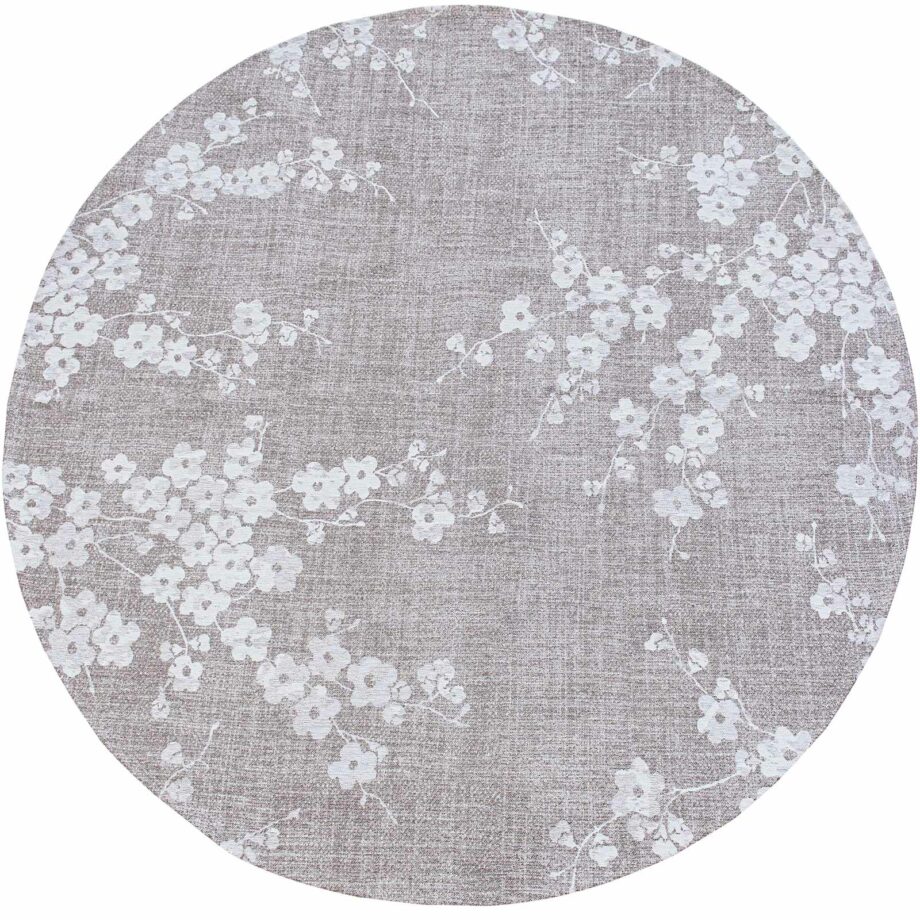 Louis De Poortere teppe Sakura 9373 Morning Mist round