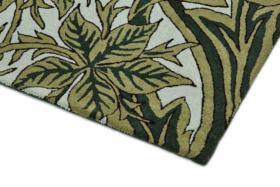 Morris Co Bluebell Leafy Arbour Green 127607 E
