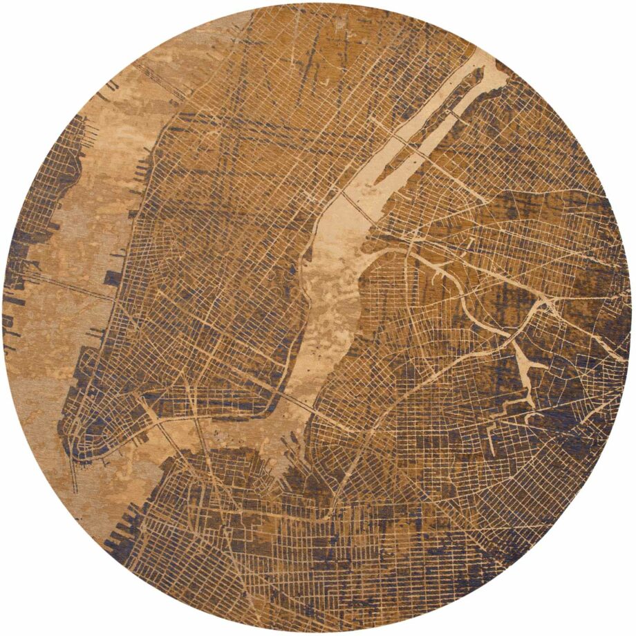 Louis De Poortere Cities New York 9315 Gatsby Gold round