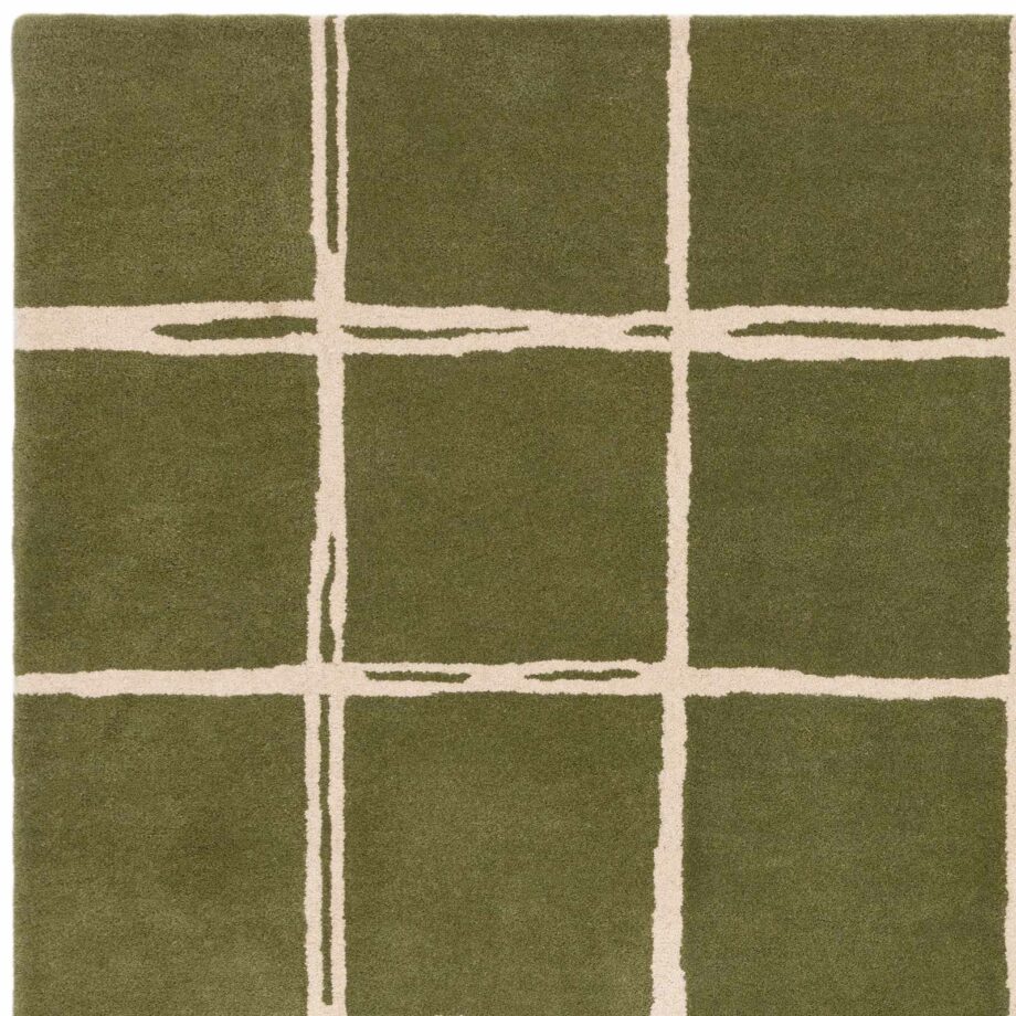 Asiatic teppe Albany Grid Olive 2