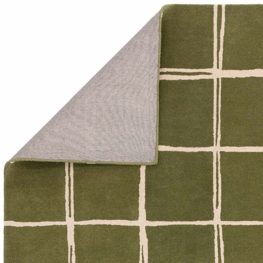 Asiatic teppe Albany Grid Olive 3