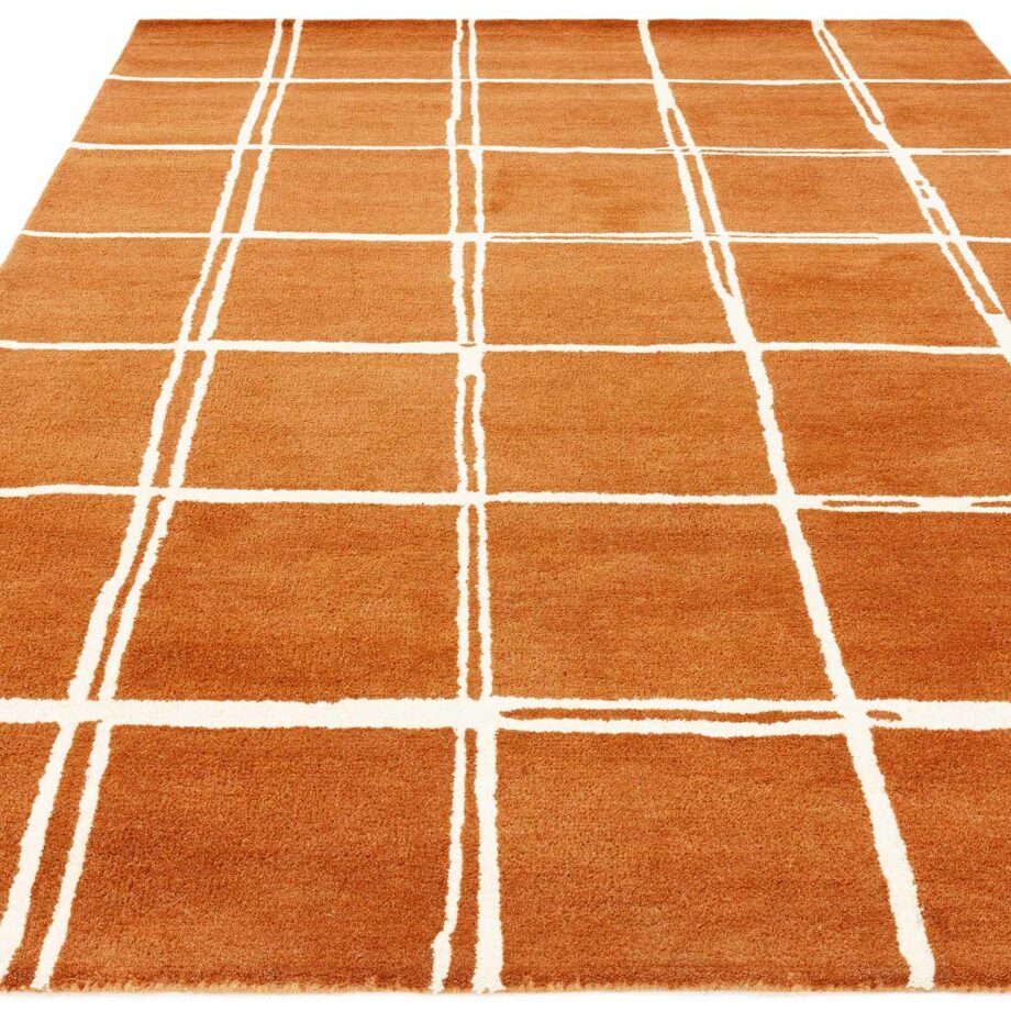 Asiatic teppe Albany Grid Rust 1