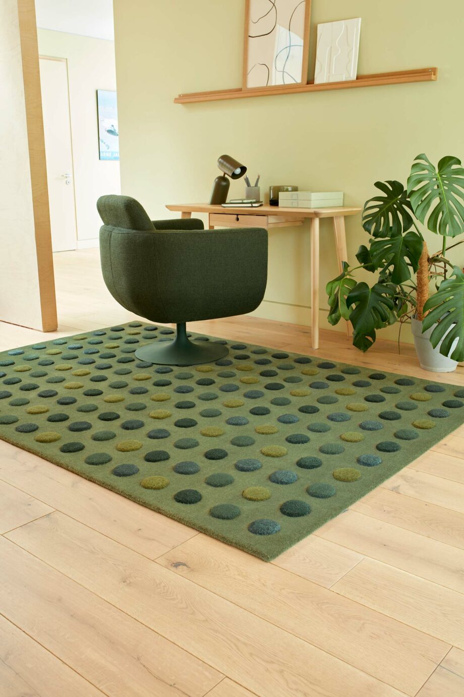 Asiatic teppe Dotty Green interior v2