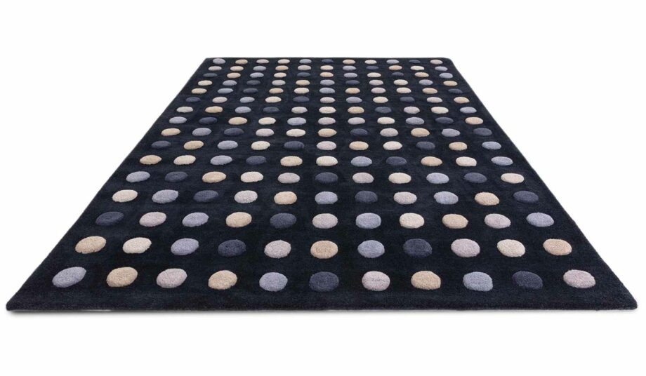 Asiatic teppe Dotty Navy 3D