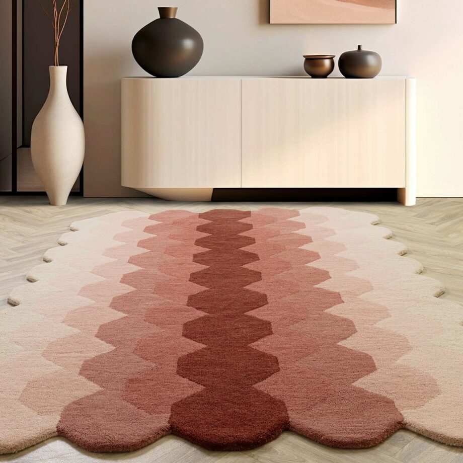 Asiatic teppe Hive Pink interior square