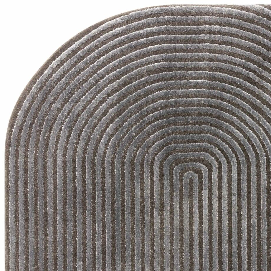 Asiatic teppe Kuza Shape Black Charcoal 2
