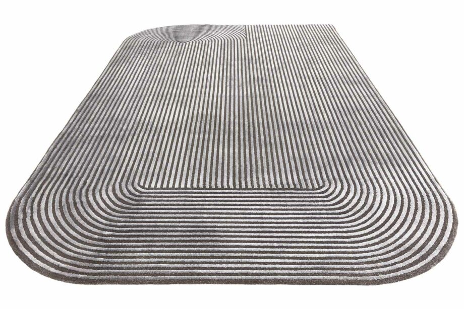 Asiatic teppe Kuza Shape Black Charcoal 3D