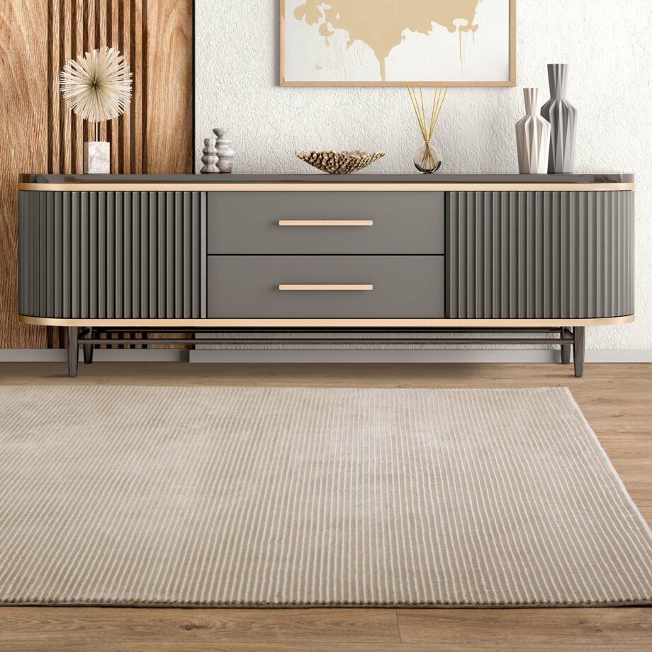 Asiatic teppe Kuza Stripe Beige interior square