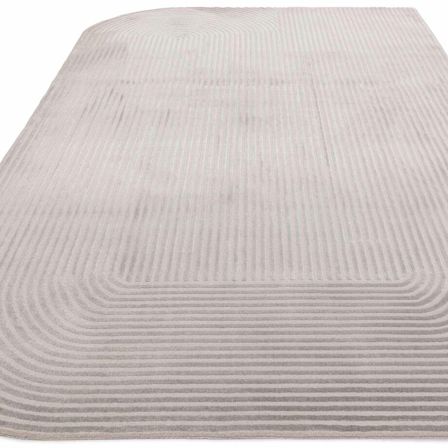 Asiatic teppe Kuza shape silver grey 1