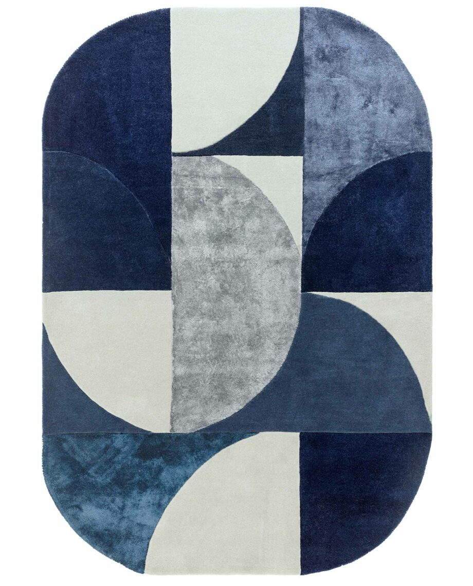Asiatic teppe Matrix 74 Oval Indigo