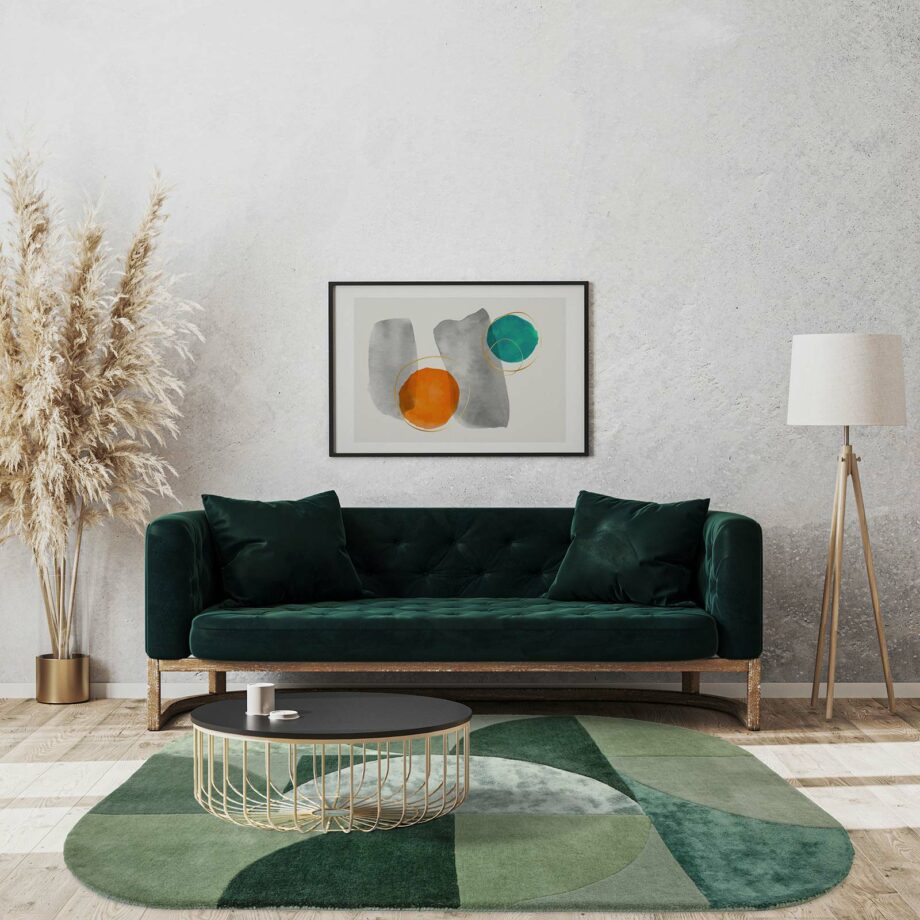 Asiatic teppe Matrix 75 Oval Forest interior